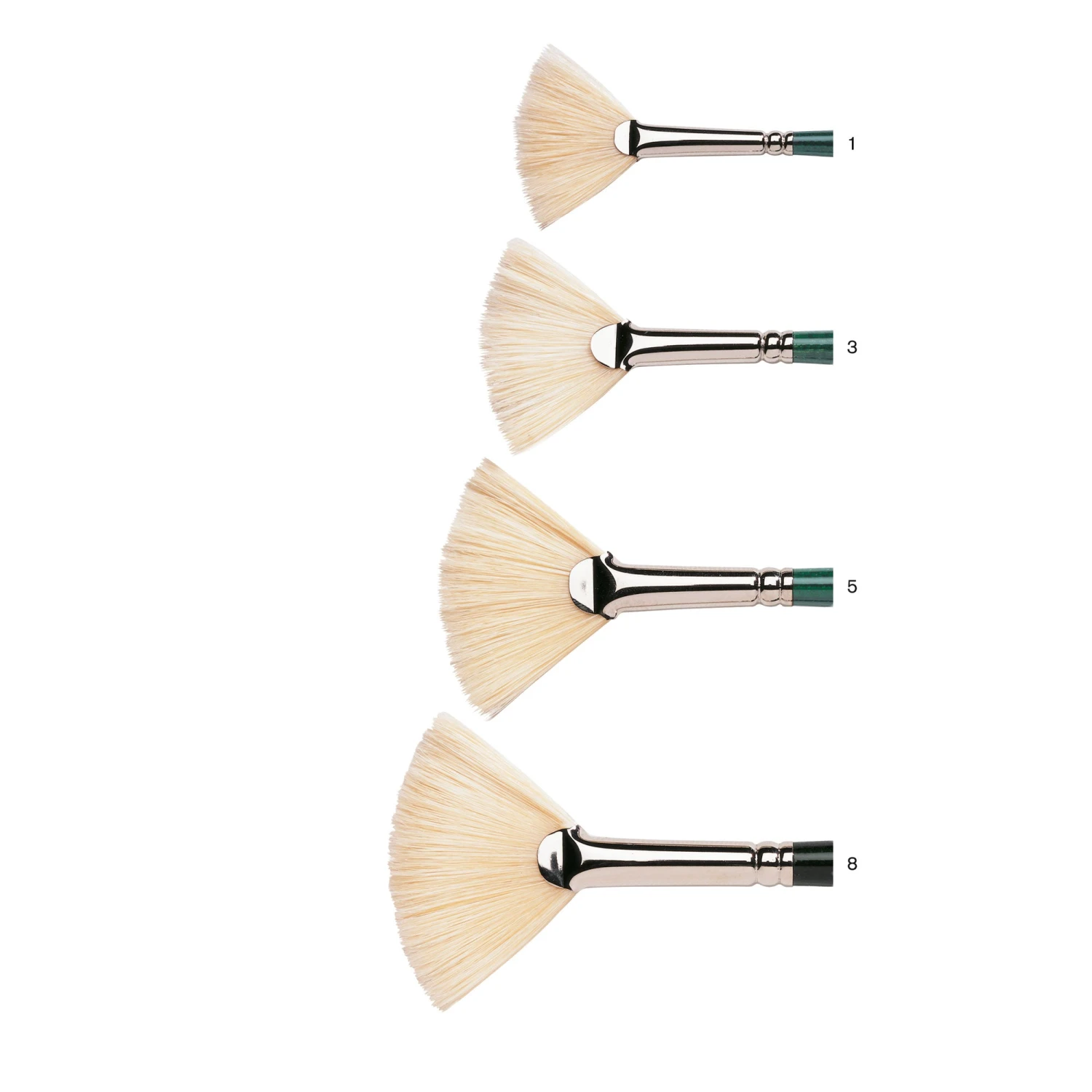 Winsor & Newton Winton Long Handled Hog Brush - Fan 4 Winsor & Newton Winton Long Handled Hog Brush - Fan - Image 2