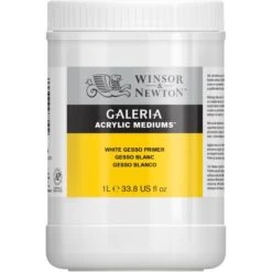 Winsor & Newton Galeria White Gesso Primer - 1 Litre