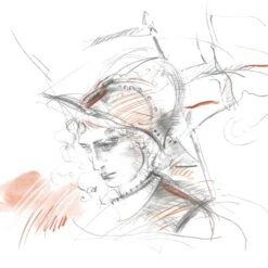 Faber-Castell Pitt Monochrome Wooden Case - 85 Pieces -Painting Supplies 112975 Pitt Monochrome set small drawing Alexander Vethers High Res 26811