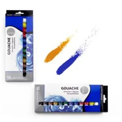 Daler-Rowney Simply Gouache 12 Tube Set -Painting Supplies 12 Goache 2