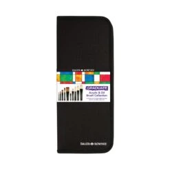 Daler-Rowney Graduate Oil And Acrylic Collection Of 10 Brushes In Zip Case