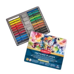 Derwent Inktense Watercolour Ink Blocks - Set Of 24