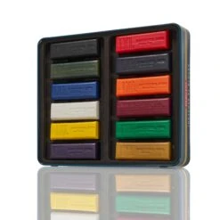 Derwent Inktense XL Blocks Tin Of 12 -Painting Supplies 2306162 Derwent Inktense XL Blocks Tin 12 Hero Open