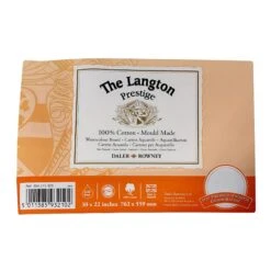 Daler-Rowney Langton Prestige Watercolour Board - 30"x22" (76x56cm) - Pack Of 5 -Painting Supplies 304275320