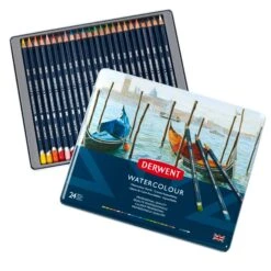 Derwent Watercolour Pencils - Assorted Sets -Painting Supplies 32883 Watercolour 24