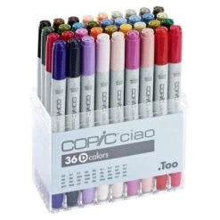 COPIC Ciao Marker Set Of 36 Colours Set D