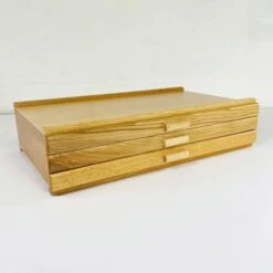 Artists Wooden Storage Cabinet - 3 Drawer -Painting Supplies 3Drawer 2