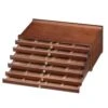 MEEDEN Artists Supplies Storage Box 6 Drawer - Walnut Finish