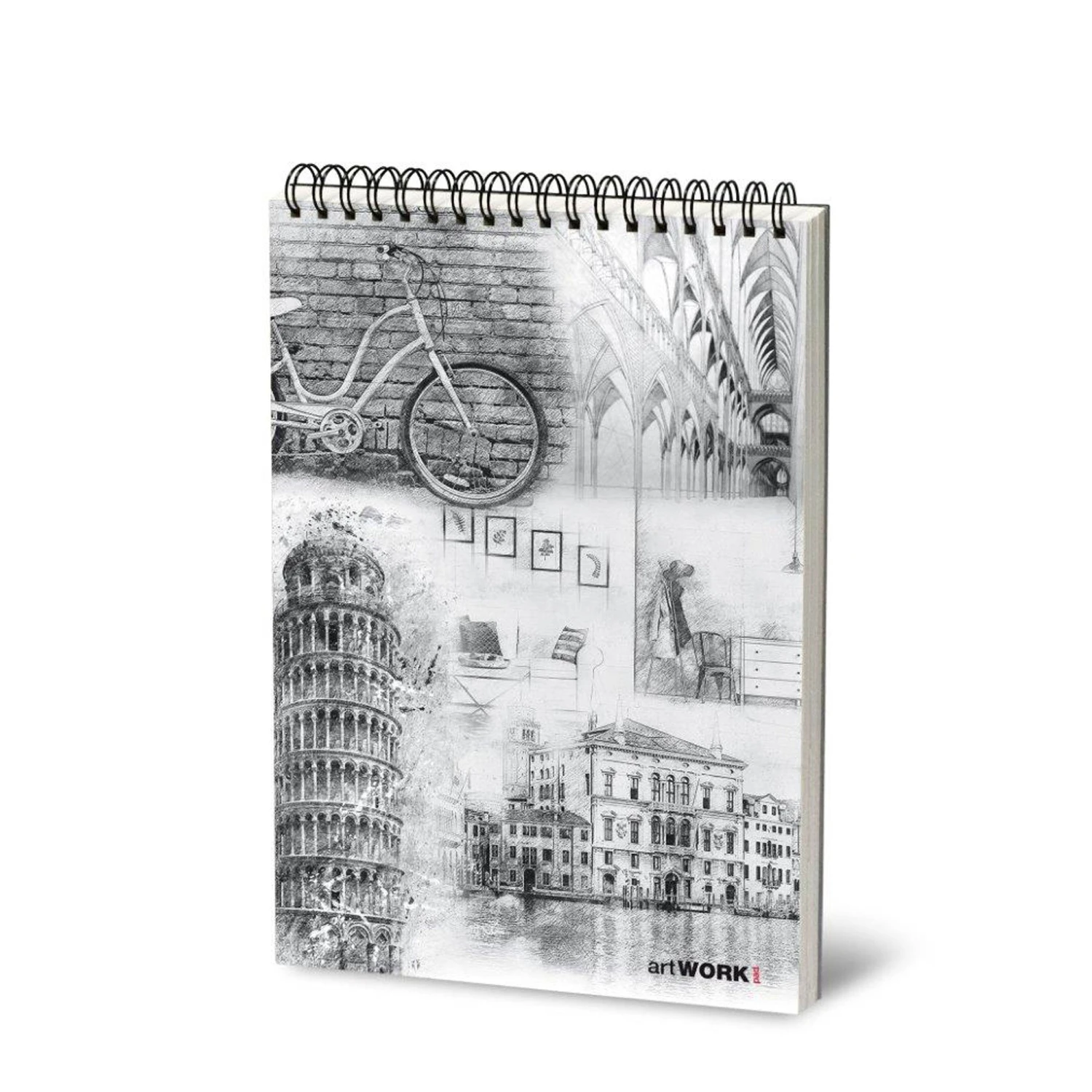 Stifflex ArtWork Sketch Pad 120gsm Spiral Bound 24x33cm 80 Sheets Smooth Surface 3 Stifflex ArtWork Sketch Pad 120gsm Spiral Bound 24x33cm 80 Sheets Smooth Surface