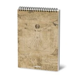 Stifflex ArtWork Sketch Pad 120gsm Spiral Bound 24x33cm 80 Sheets Smooth Surface - Leonardo