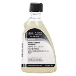 Winsor & Newton Professional Artists' Varnish -Painting Supplies 884955014103 W N OIL MEDIUM 500ML ARTISTS MATT VARNISH