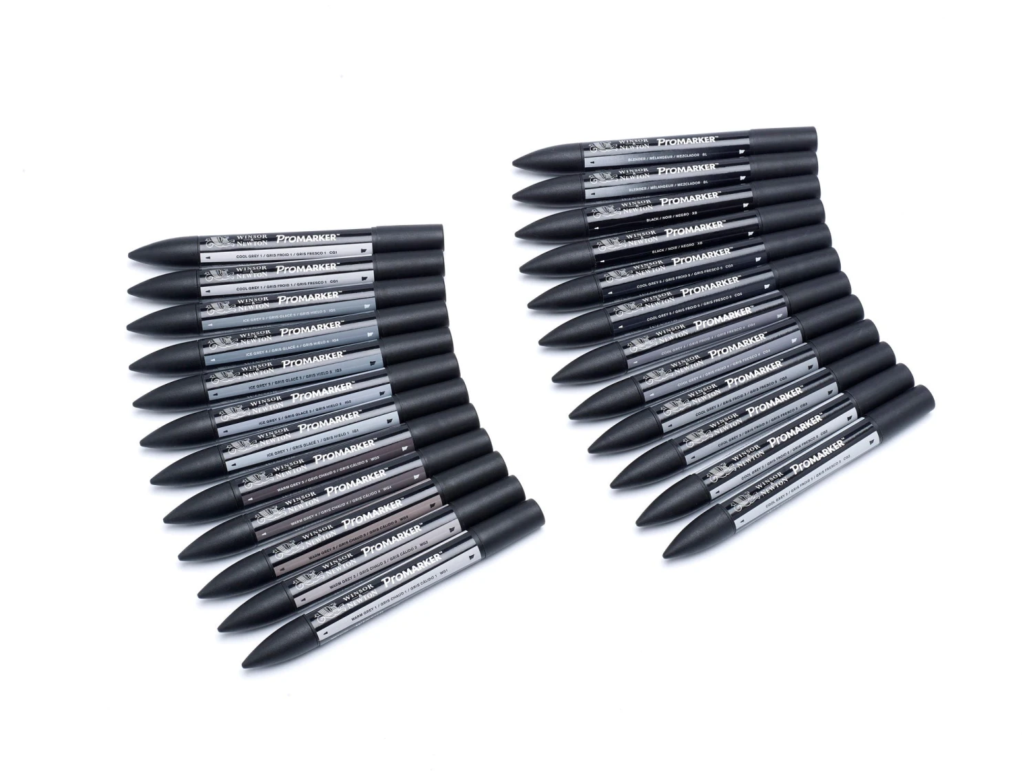 Winsor & Newton Promarker 24 Set - Black & Greys 6 Winsor & Newton Promarker 24 Set - Black & Greys - Image 4