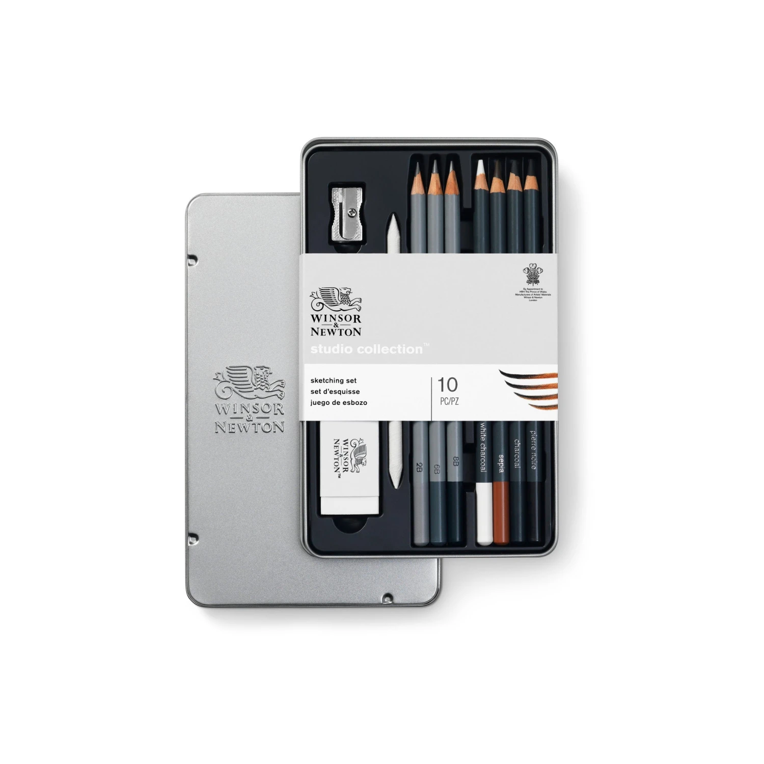 Winsor & Newton Studio Collection Sketching Pencil Set Of 10 Pieces 4 Winsor & Newton Studio Collection Sketching Pencil Set Of 10 Pieces - Image 2
