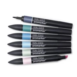 Winsor & Newton Promarker Set Of 6 - Skyscape 1 -Painting Supplies 884955070437 W N PROMARKER 6PC SKYSCAPE TONES 1 884955070437 CONTENTS .TIF 7cd7d3b3 7716 43ef 9c53 4388973eea2c