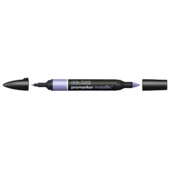 Winsor & Newton Promarker Metallic 13 Winsor & Newton Promarker Metallic -Painting Supplies 884955071007 WN PROMARKER METALLIC VIOLET CAPS OFF 884955071007