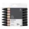 Winsor & Newton Promarker 12+1 Set - Skin Tones