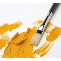 Winsor & Newton Winton Long Handled Hog Brush - Long Flat 7 Winsor & Newton Winton Long Handled Hog Brush - Long Flat -Painting Supplies 92998