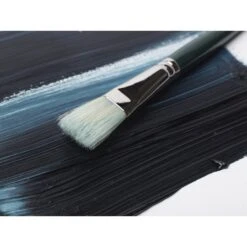 Winsor & Newton Winton Long Handled Hog Brush - Short Flat 7 Winsor & Newton Winton Long Handled Hog Brush - Short Flat -Painting Supplies 93002