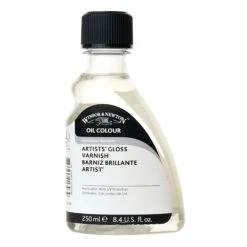 Winsor & Newton Professional Artists' Varnish -Painting Supplies Artists Gloss Varnish 250ml
