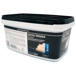 Daler-Rowney Black Gesso Primer -Painting Supplies Black Gesso 1l