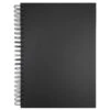 Seawhite Black Card Hardback Spiral Sketchbook - 220gsm - 40 Sheets 1 Seawhite Black Card Hardback Spiral Sketchbook - 220gsm - 40 Sheets -Painting Supplies Black Hardback Spiral Pad 1