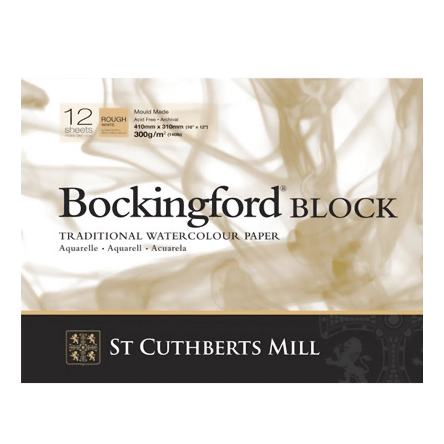 Bockingford Watercolour Blocks 12 Sheets 140lbs / 300gsm ROUGH 3 Bockingford Watercolour Blocks 12 Sheets 140lbs / 300gsm ROUGH