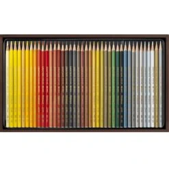 Caran D'Ache 80 Prismalo Pencils Wooden Box -Painting Supplies Box 80 Prismalo 2