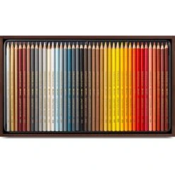 Caran D'Ache 80 Supracolor Pencils Wooden Box -Painting Supplies Box 80 Supra 1