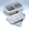Brush Holder Tub With Integrated Palette/Lid -Painting Supplies Brush Holder 1