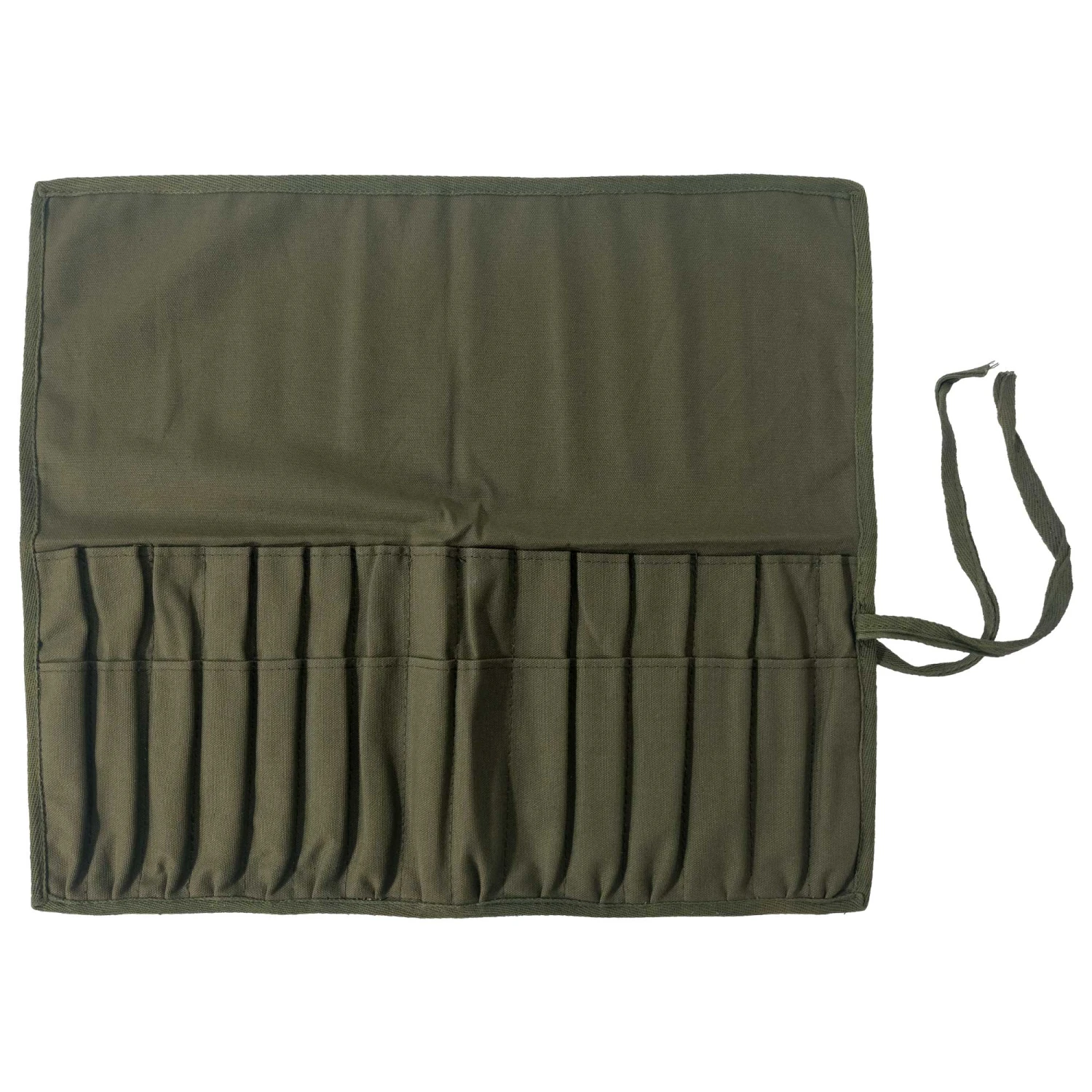 Isomars Brush Roll Up Case - Green 3 Isomars Brush Roll Up Case - Green