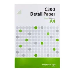 C300 Typo Detail Paper Pads - 53gsm - 50 Sheets