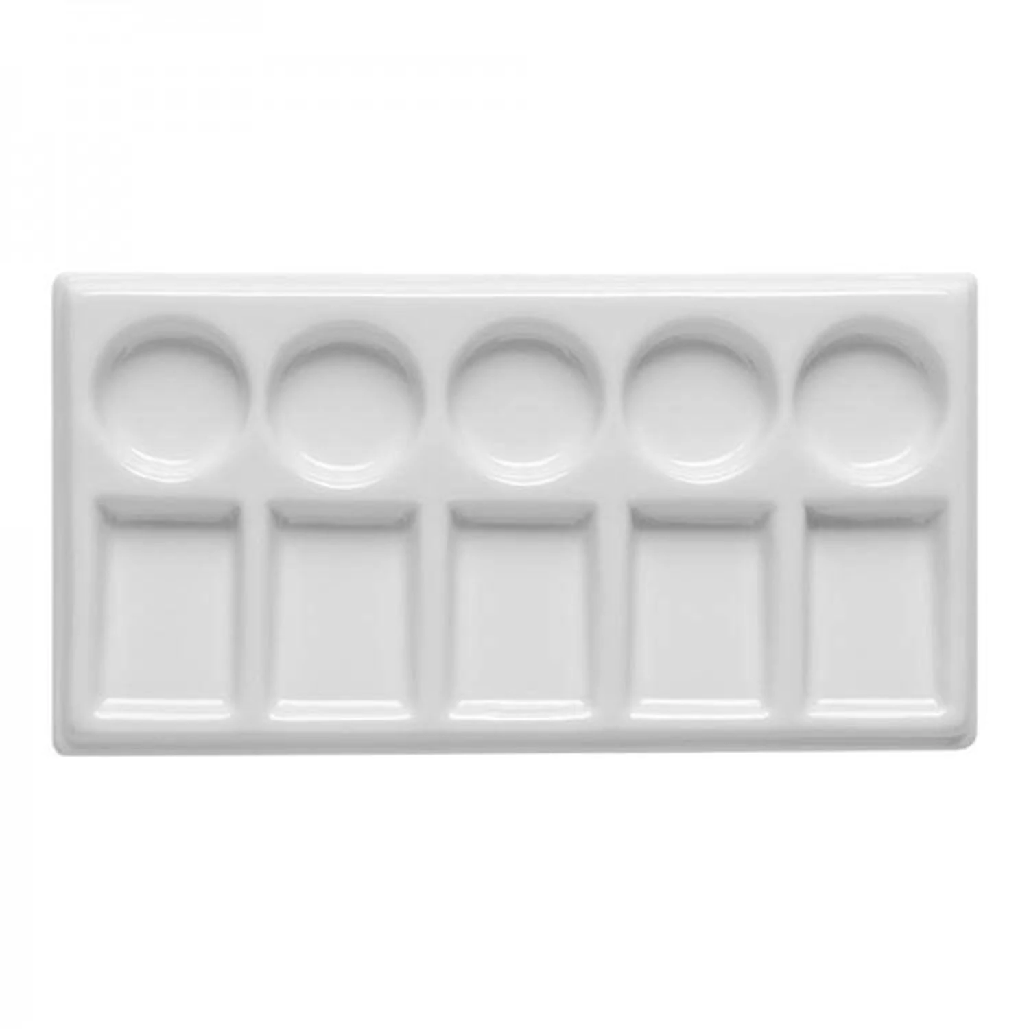 Global Clear Glazed Ceramic Palette 3 Global Clear Glazed Ceramic Palette