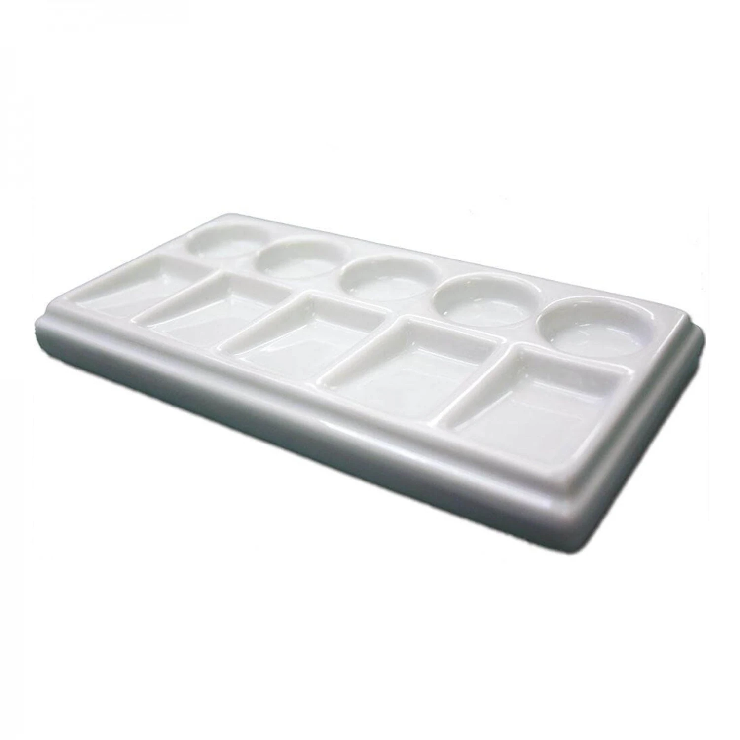 Global Clear Glazed Ceramic Palette 4 Global Clear Glazed Ceramic Palette - Image 2