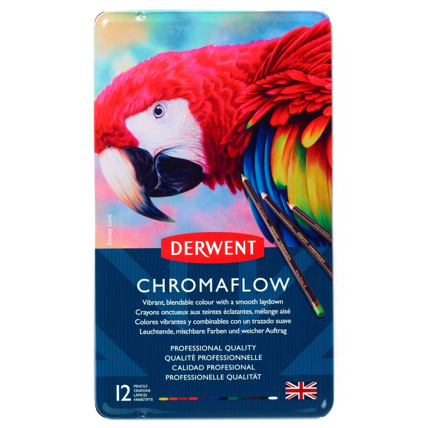 Derwent Chromaflow Pencils - Set Of 12 - FREE Set Of 2 Blender Pens 3 Derwent Chromaflow Pencils - Set Of 12 - FREE Set Of 2 Blender Pens