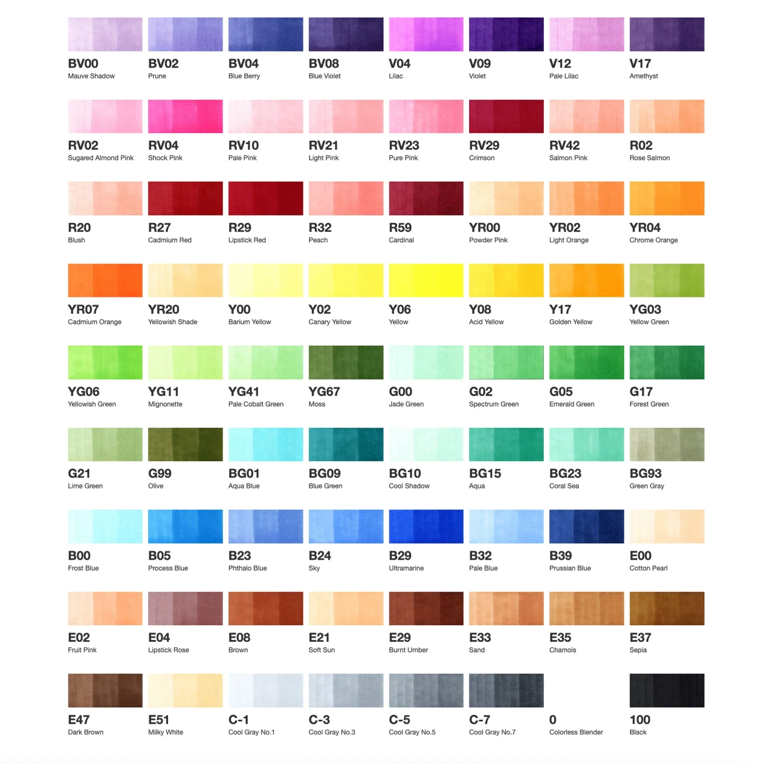 COPIC Ciao Marker Set Of 72 Colours Set A 4 COPIC Ciao Marker Set Of 72 Colours Set A - Image 2