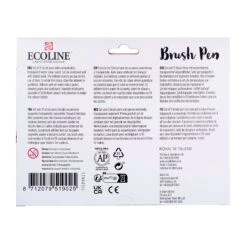 Royal Talens Ecoline Brush Pen Set Of 15 Colours -Painting Supplies Ecoline brush set 15 box