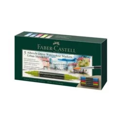 Faber-Castell Albrecht Dürer Watercolour Markers - Urban Sketch - Set Of 5