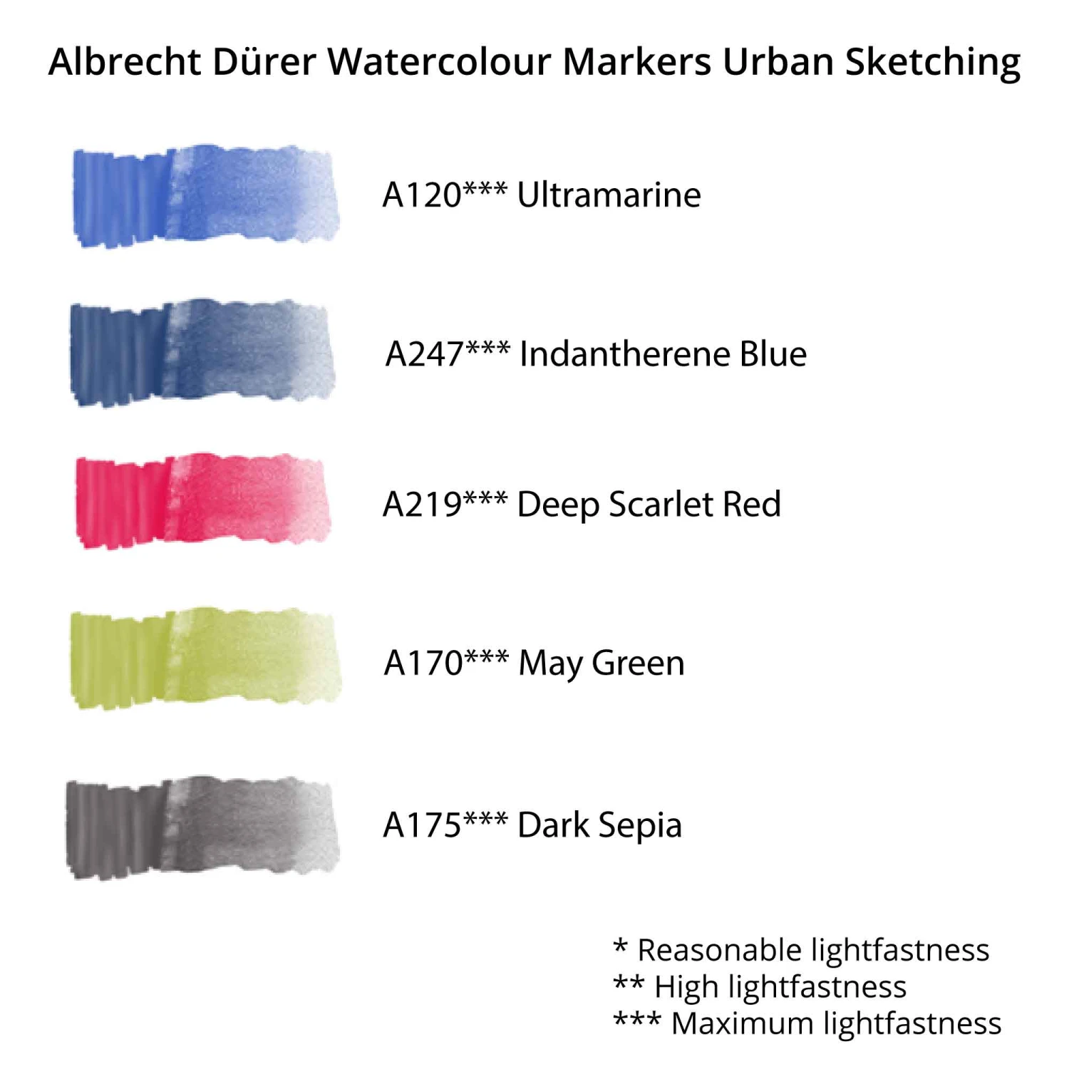 Faber-Castell Albrecht Dürer Watercolour Markers - Urban Sketch - Set Of 5 6 Faber-Castell Albrecht Dürer Watercolour Markers - Urban Sketch - Set Of 5 - Image 4