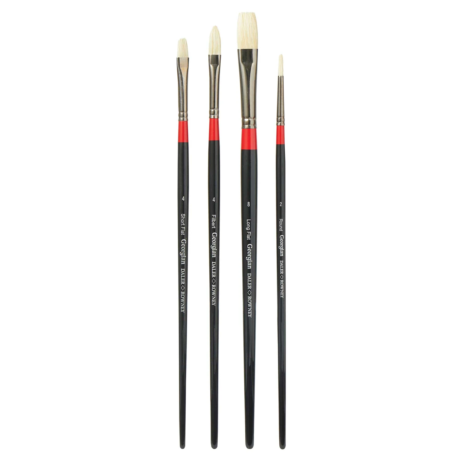 Daler-Rowney Georgian Oil Brush Set 400 - Set Of 4 4 Daler-Rowney Georgian Oil Brush Set 400 - Set Of 4 - Image 2