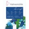 Hahnemühle Acryl 330 Artist Paper Block - 330gsm - 30x40cm - 20 Sheets -Painting Supplies HM Acryl 30 40 1