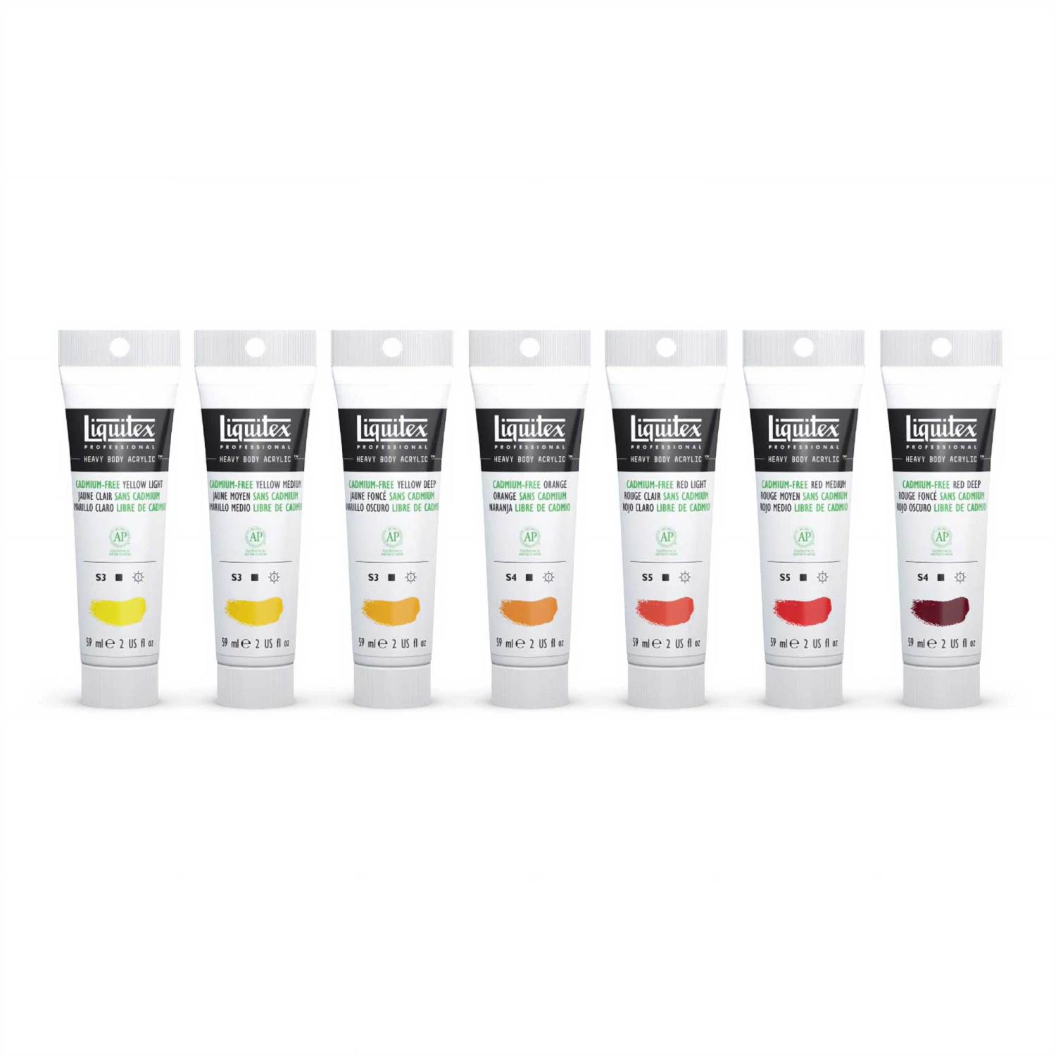 Liquitex HEAVY BODY - 59ml Tubes - CADMIUM FREE RANGE 3 Liquitex HEAVY BODY - 59ml Tubes - CADMIUM FREE RANGE