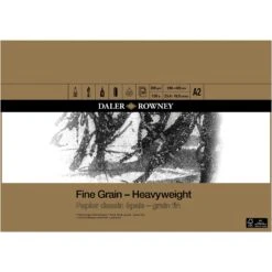 Daler-Rowney Fine Grain Heavyweight Cartridge Pad -Painting Supplies Heavyweight 3
