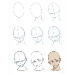 How To Draw: Manga Faces - Yishan Li -Painting Supplies How To Draw Manga Faces 3