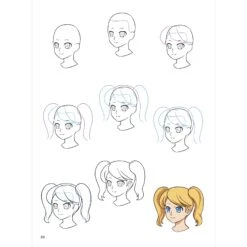 How To Draw: Manga Faces - Yishan Li -Painting Supplies How To Draw Manga Faces 4