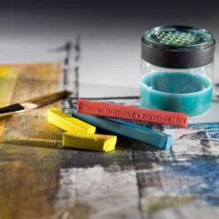 Derwent Inktense Watercolour Ink Blocks - Tin Of 12 -Painting Supplies Inktense Block Mood 2