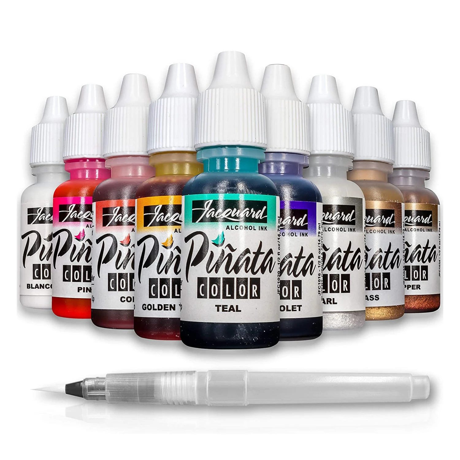 Piñata Alcohol Ink - Set Of 9 - 0.5oz (14ml) - Exciter Set Of 9 4 Piñata Alcohol Ink - Set Of 9 - 0.5oz (14ml) - Exciter Set Of 9 - Image 2