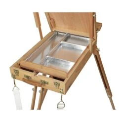 Jullian Classic Full Size Sketch Box Easel With Carrying Bag -Painting Supplies Julian classic easel box drawer