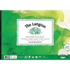 Daler-Rowney Langton Watercolour Pad 'NOT' (Cold Pressed) -Painting Supplies Langton NOT Pad A2