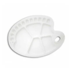 Large Plastic Kidney Palette With Wells