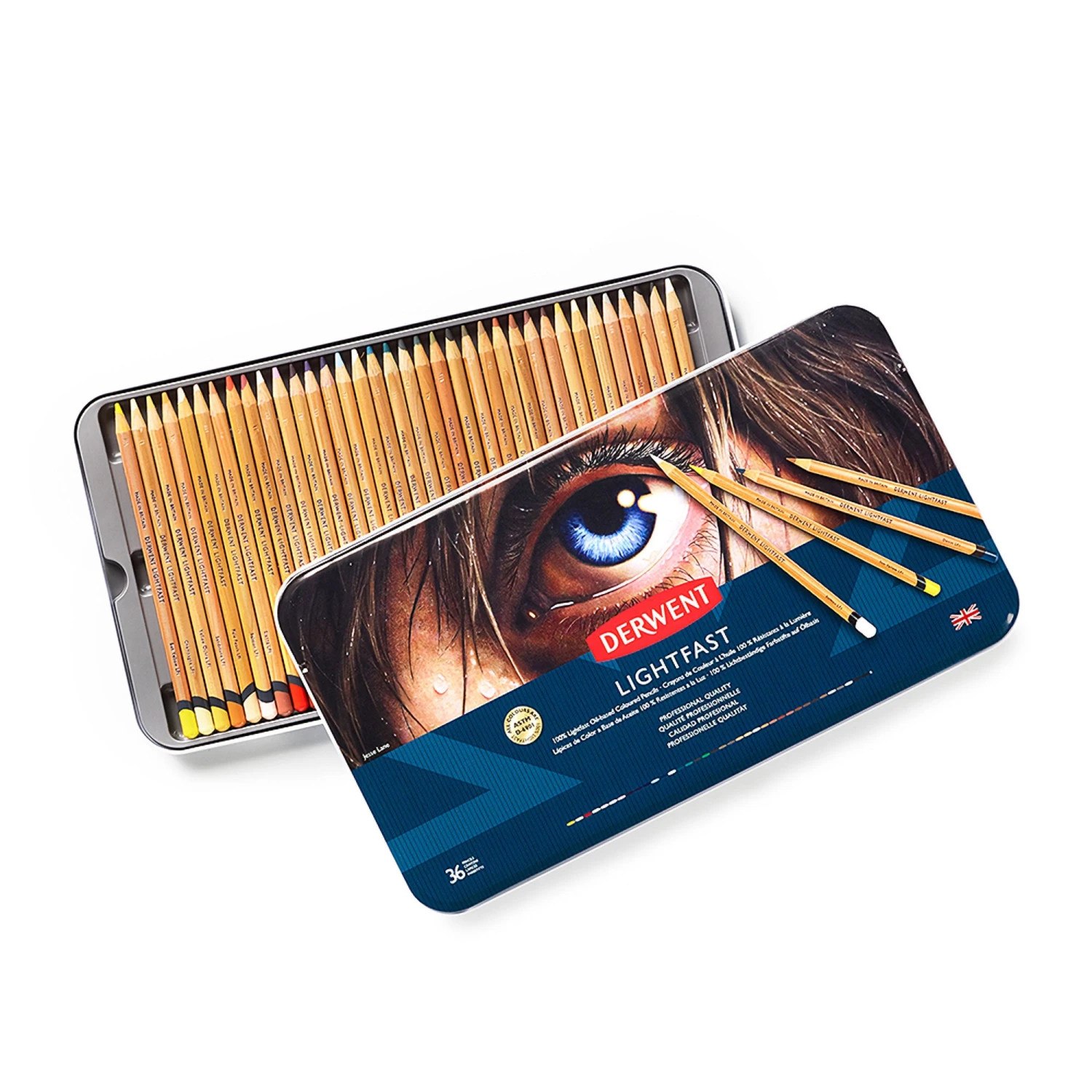 Derwent Lightfast Pencils - Metal Tins 8 Derwent Lightfast Pencils - Metal Tins - Image 6
